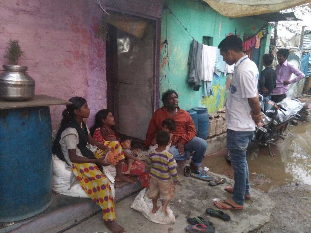 A family with no home